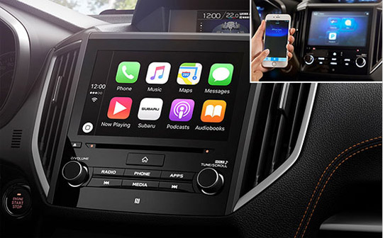 <sg-lang1>Apple CarPlay<sup>*5</sup> a Android Auto ™<sup>*6</sup></sg-lang1><sg-lang2></sg-lang2><sg-lang3></sg-lang3>